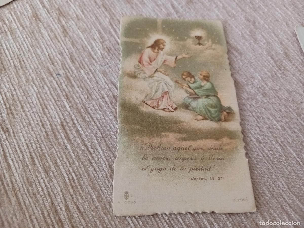 Postales: recordatorio de comunion, santa maria de palautordera 1940, depose 10030