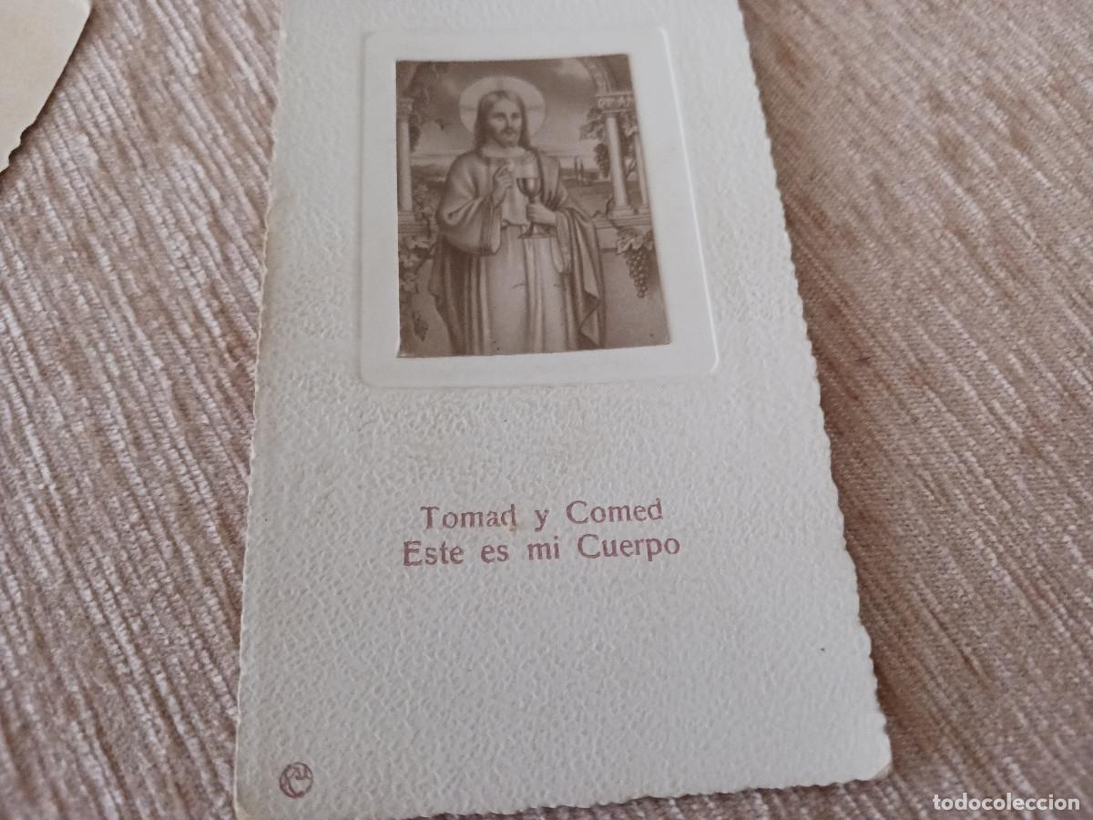 Postales: recordatorio de comunion, santa maria de palautordera 1940