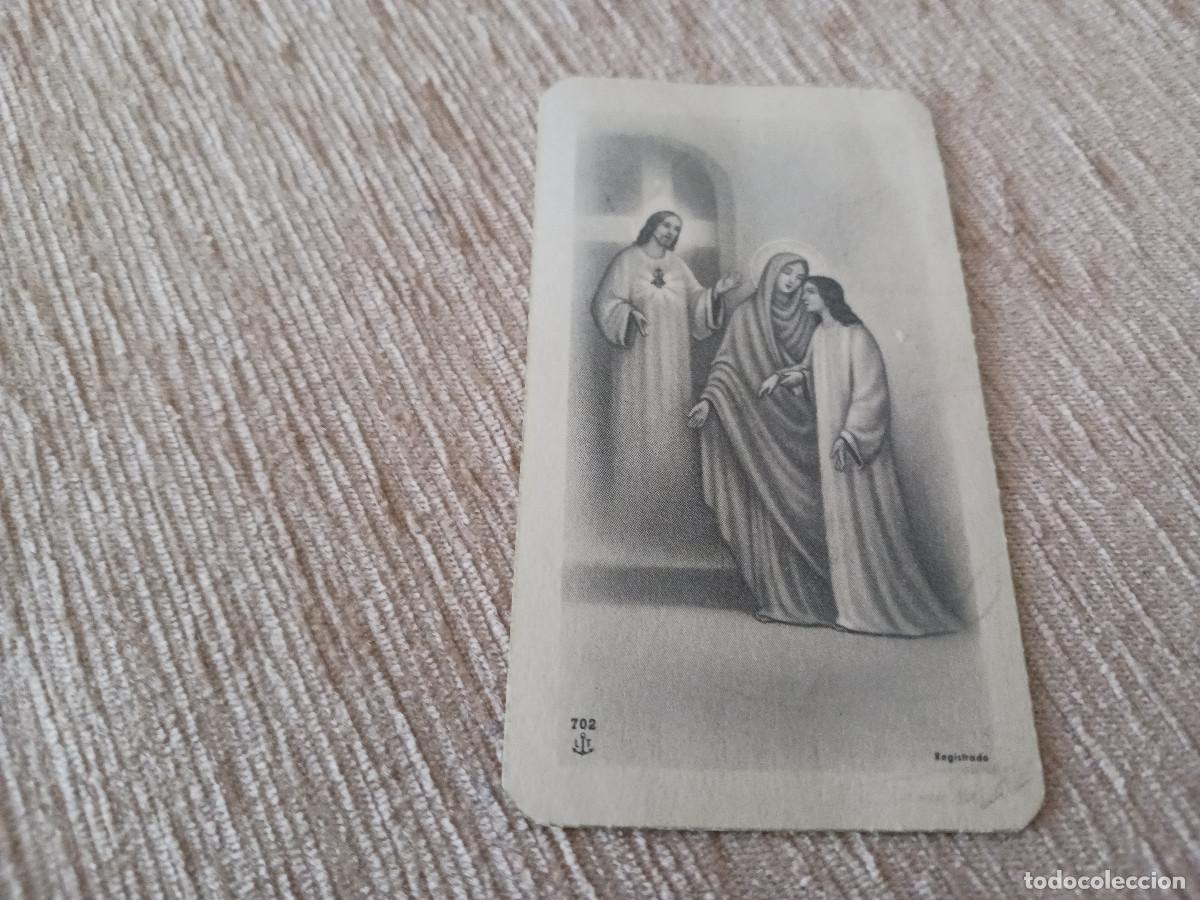 Postales: recordatorio de comunion, san antonio de padua, horta, 1947, ancla 702