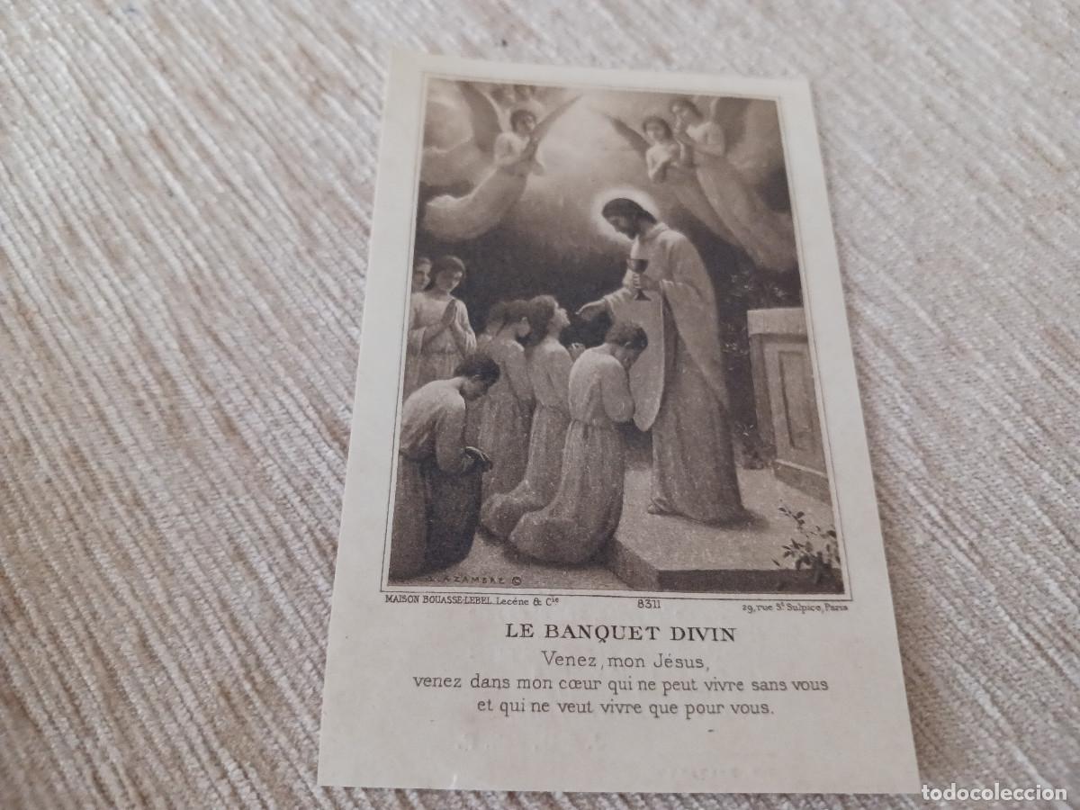 Postales: recordatorio de comunion, sant andreu de palomar 1919, le banqut divin, maisson bouasse
