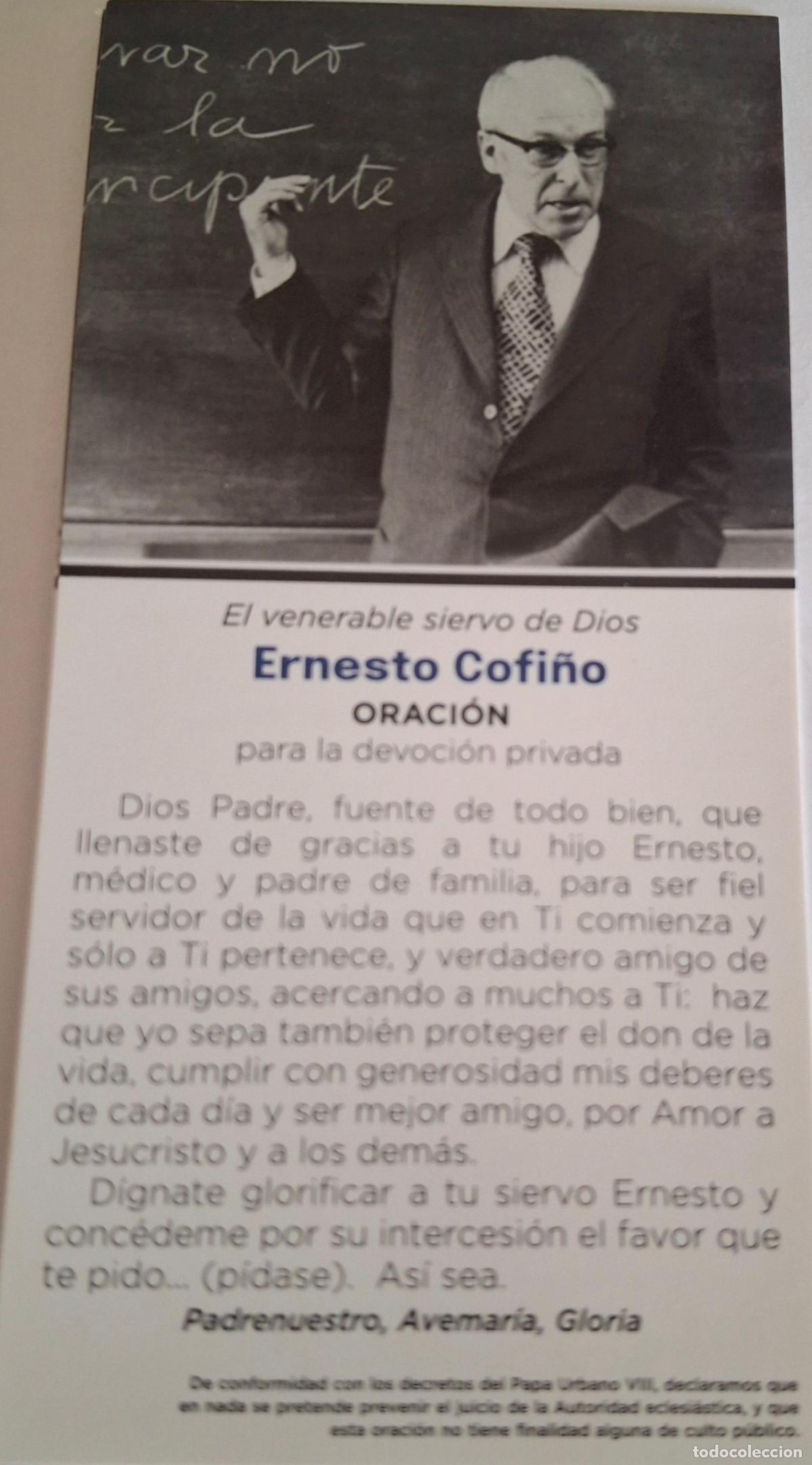 Postales: Siervo de Dios Ernesto Cofi&ntilde;o.Supernumerario Opus Dei