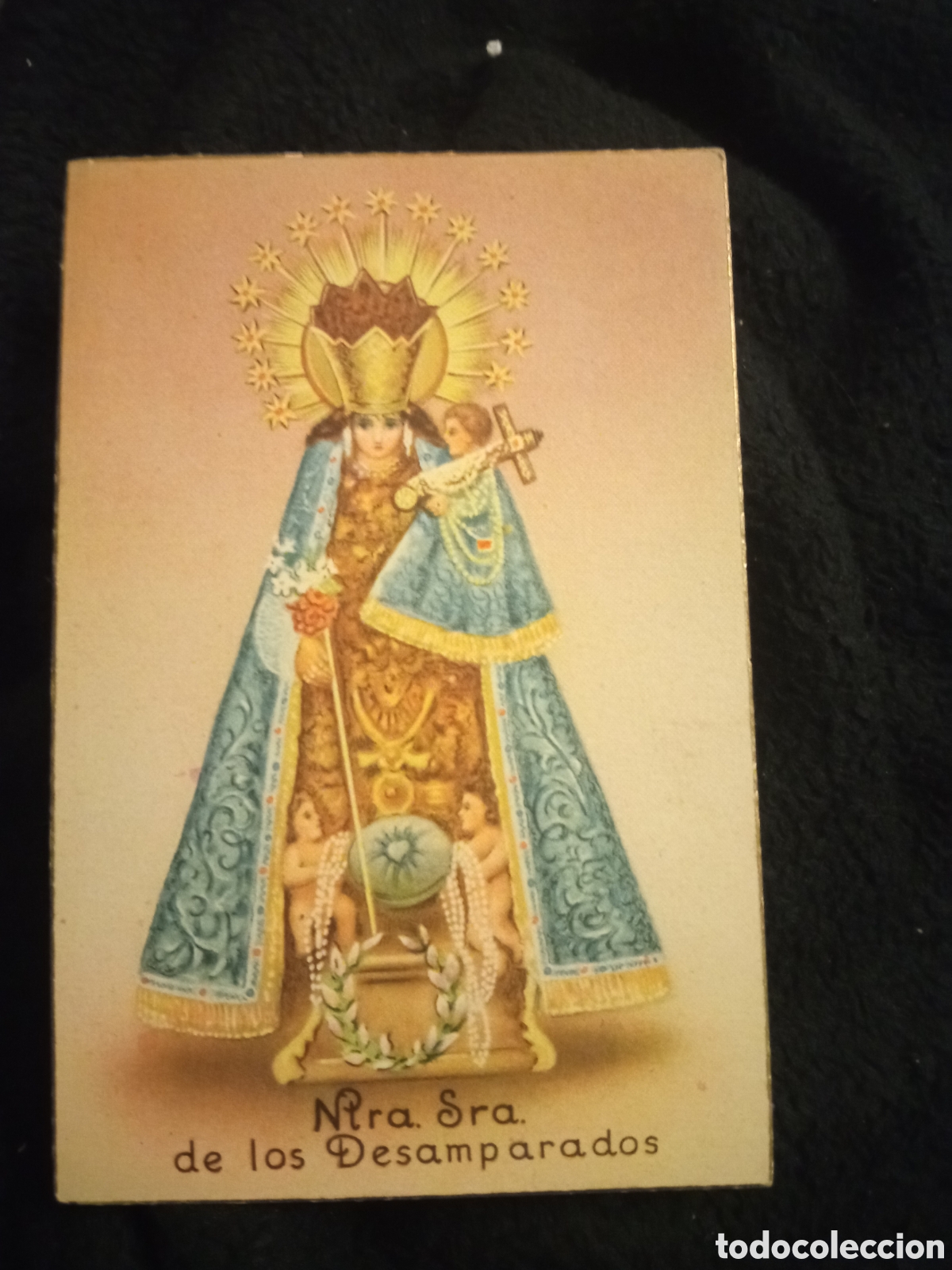 Postales: Antigua postal religiosa, Nuestra Se&ntilde;ora de los Desamparados