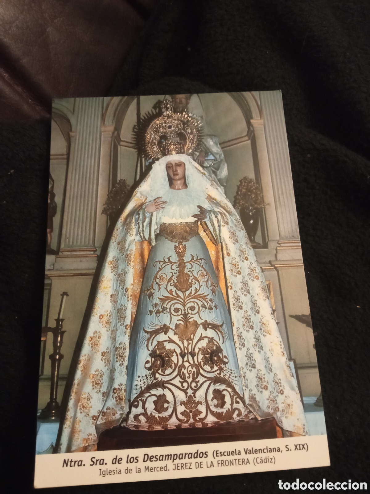 Postales: N.S. De los Desamparados, Jerez de la Frontera, con Himno, Asociacion Nacional Amigos de la Virgen