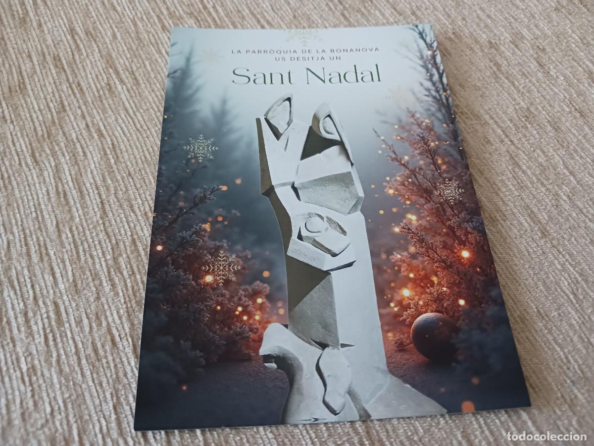 Postales: us desitja un sant nadal, parroquia de la bonanova, barcelona