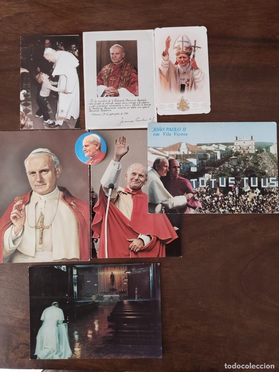 Postcards: Postales, Recordatorios y Chapa de Juan Pablo II. Badajoz, &Aacute;vila, Vila Vi&ccedil;osa
