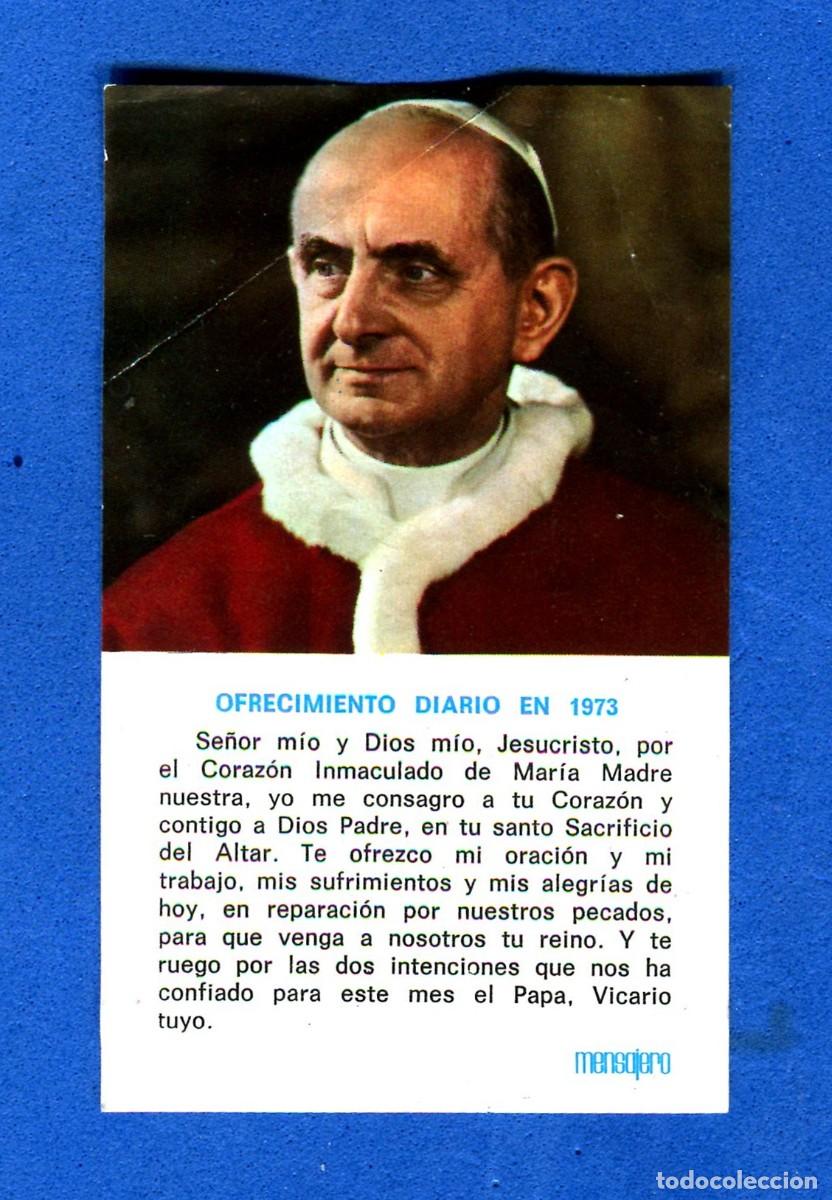 Postcards: RECORDATORIO RELIGIOSO A&Ntilde;O 1973