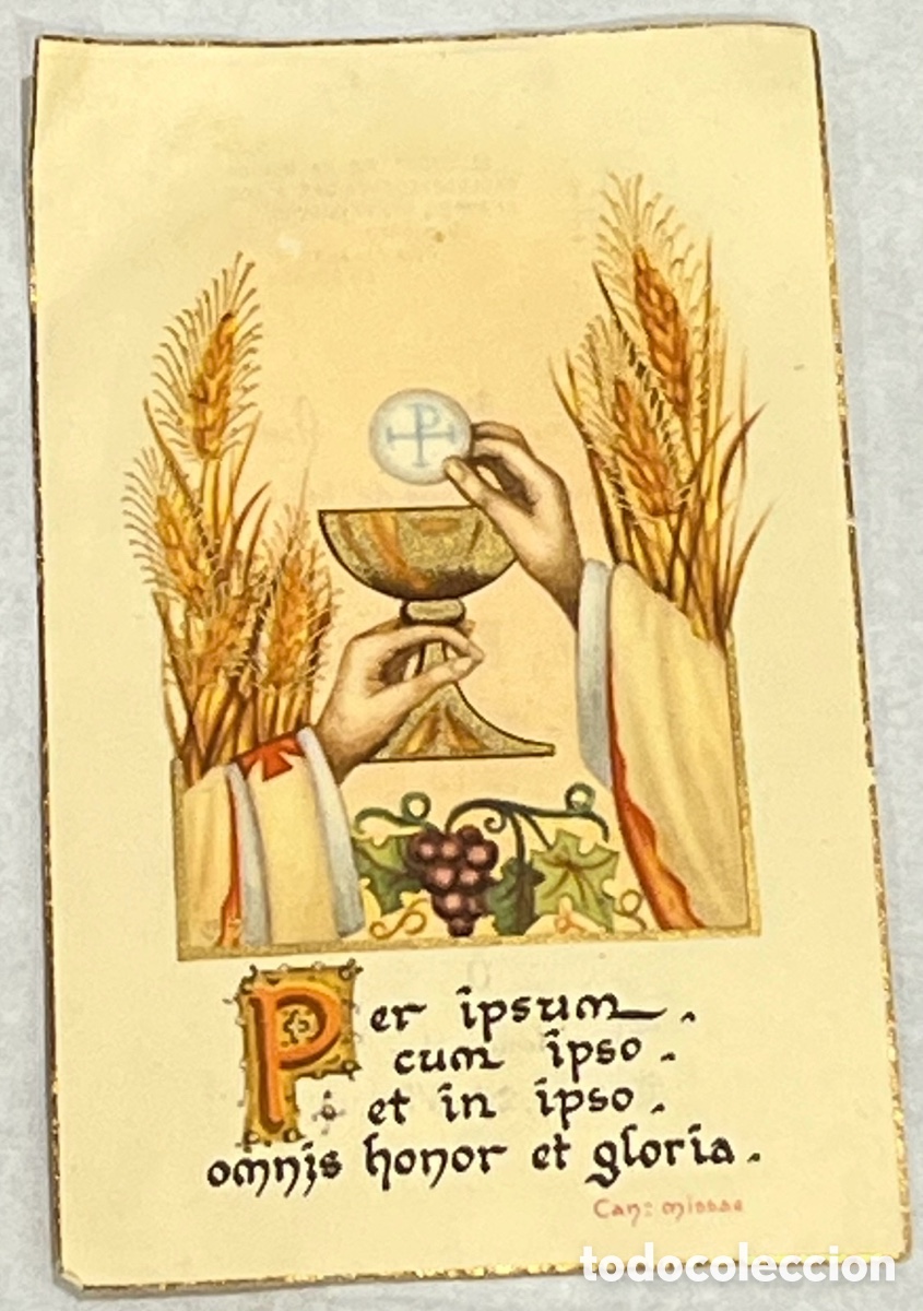 Postales: Estampa Religiosa. Ordenaci&oacute;n Sacerdotal. Barcelona. 1952.