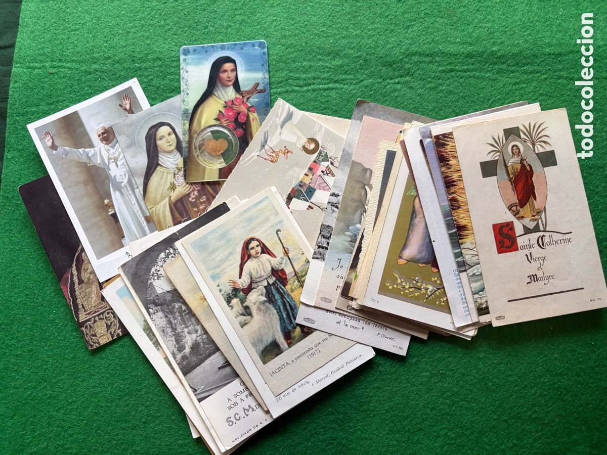 Postcards: Lote de estampitas religiosas (A22)