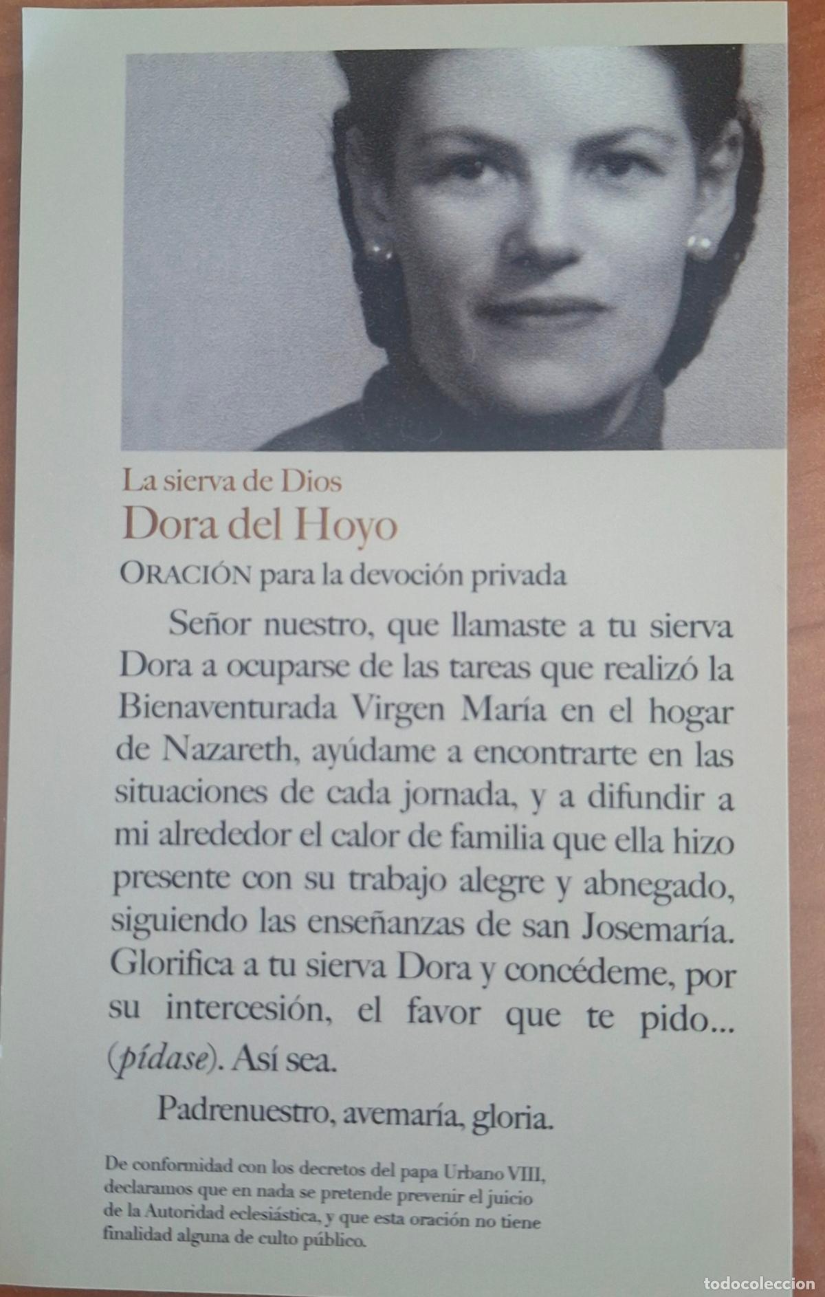 Postales: Dora del Hoyo. Numeraria Opus Dei
