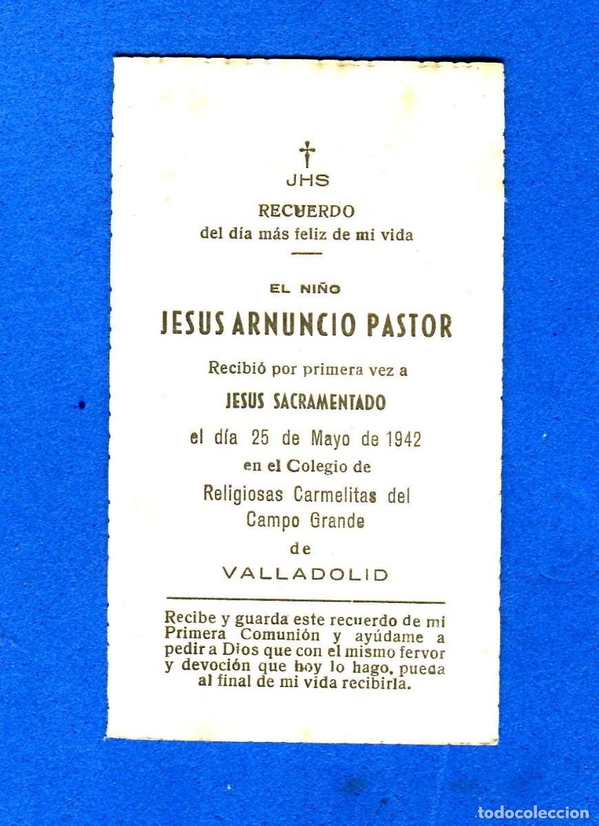 Postkarten: RECORDATORIO RELIGIOSO VALLADOLID 1942