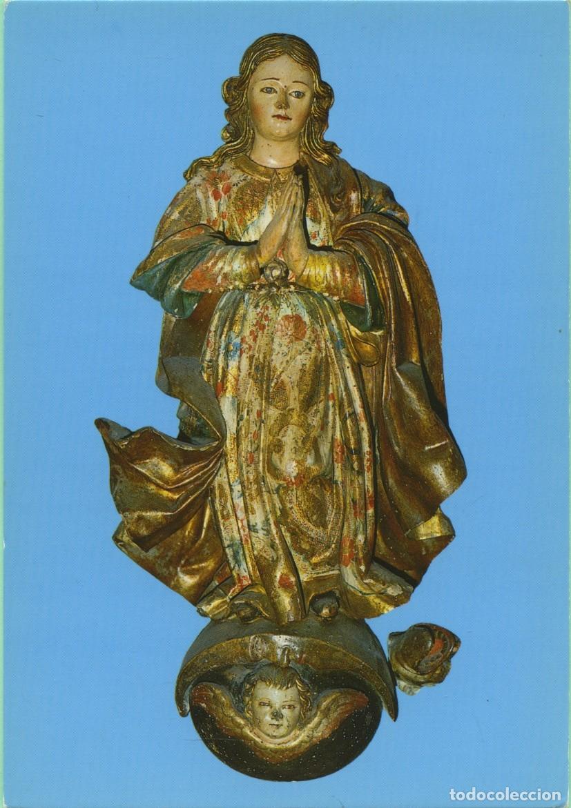 Postales: Tarjet&oacute;n con oraci&oacute;n. Inmaculada Concepci&oacute;n que se venera en la iglesia parroquial de Bayona la Real