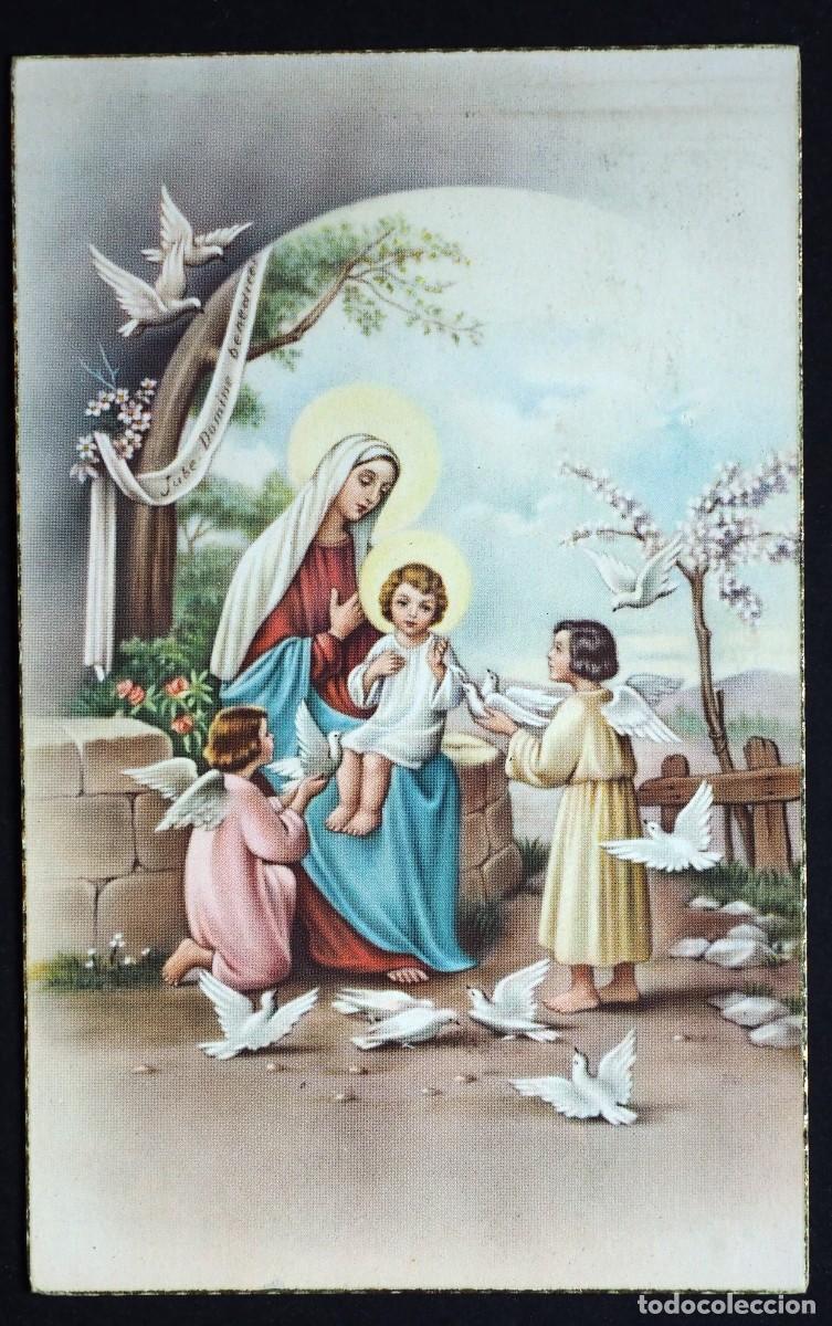Postales: POSTAL RELIGIOSA A&Ntilde;OS 60-70