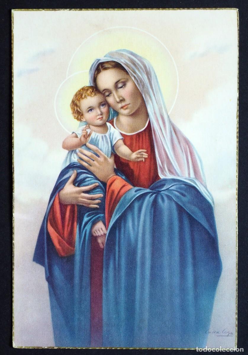Postales: POSTAL RELIGIOSA A&Ntilde;OS 60-70