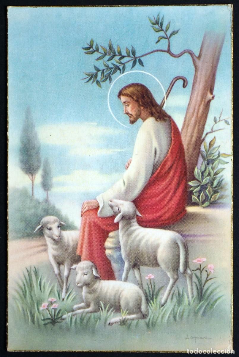 Postales: POSTAL RELIGIOSA A&Ntilde;OS 60-70