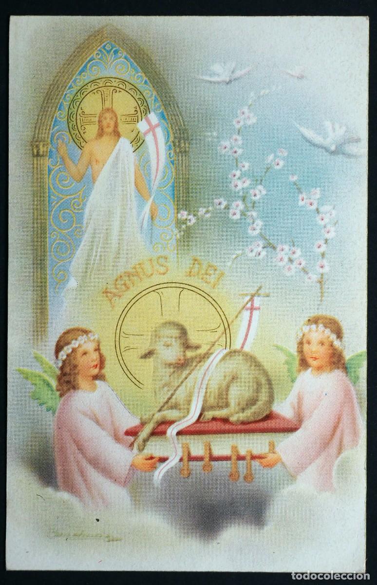 Postales: POSTAL RELIGIOSA A&Ntilde;OS 60-70
