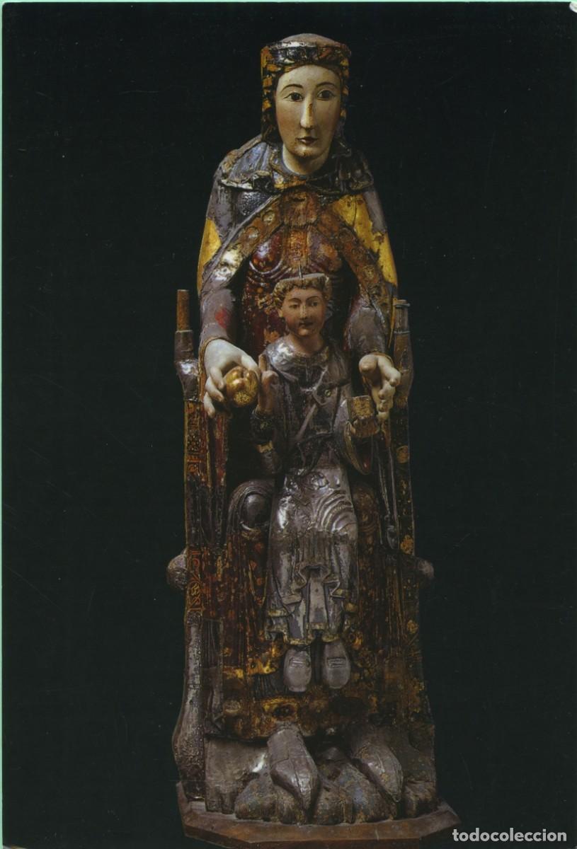 Postales: Virgen de la Majestad. An&oacute;nimo. Comienzos del siglo XII. Sin circular. ED. FUNDACI&Oacute;N LAS EDADES DEL