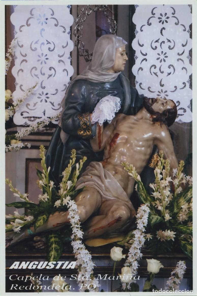 Postales: Tarjet&oacute;n. ANGUSTIA. Capela de Sta. Mari&ntilde;a. Redondela. PO
