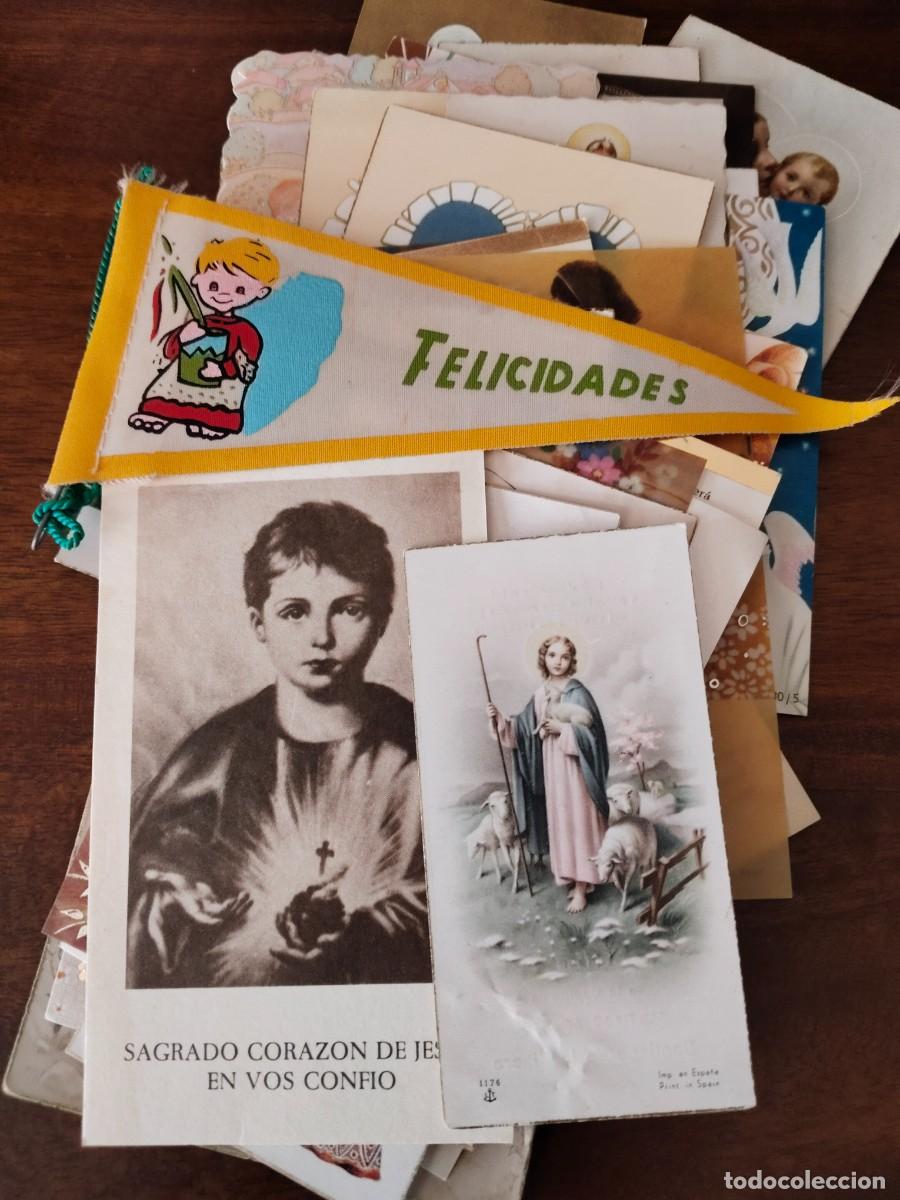 Cartes Postales: Colecci&oacute;n de 45 Recordatorios Infantiles. Antiguos.