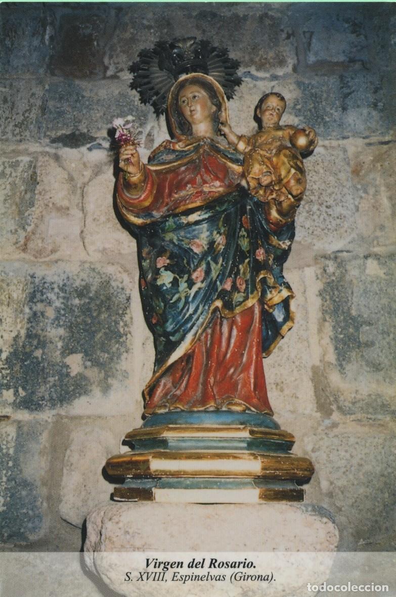 Postales: Tarjet&oacute;n. Virgen del Rosario. S. XVIII, Espinelvas (Girona).