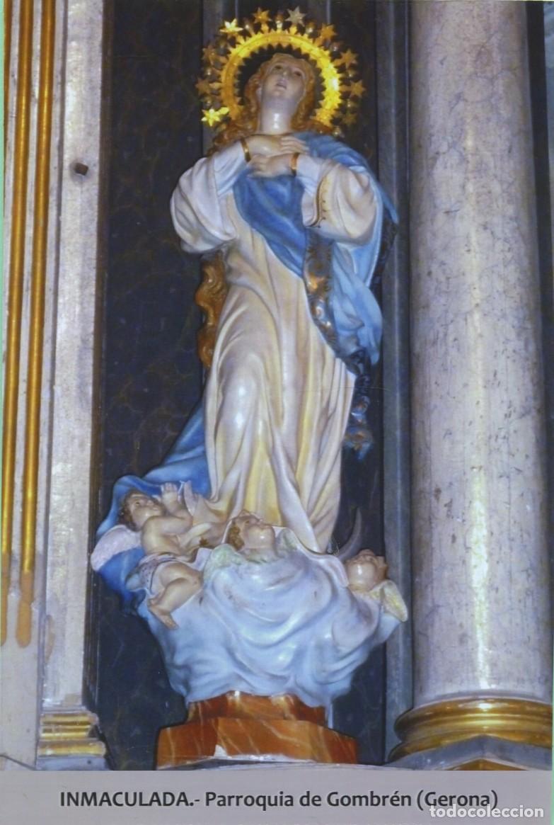 Postales: Tarjet&oacute;n. Inmaculada. Parroquia de Gombr&eacute;n (Gerona)