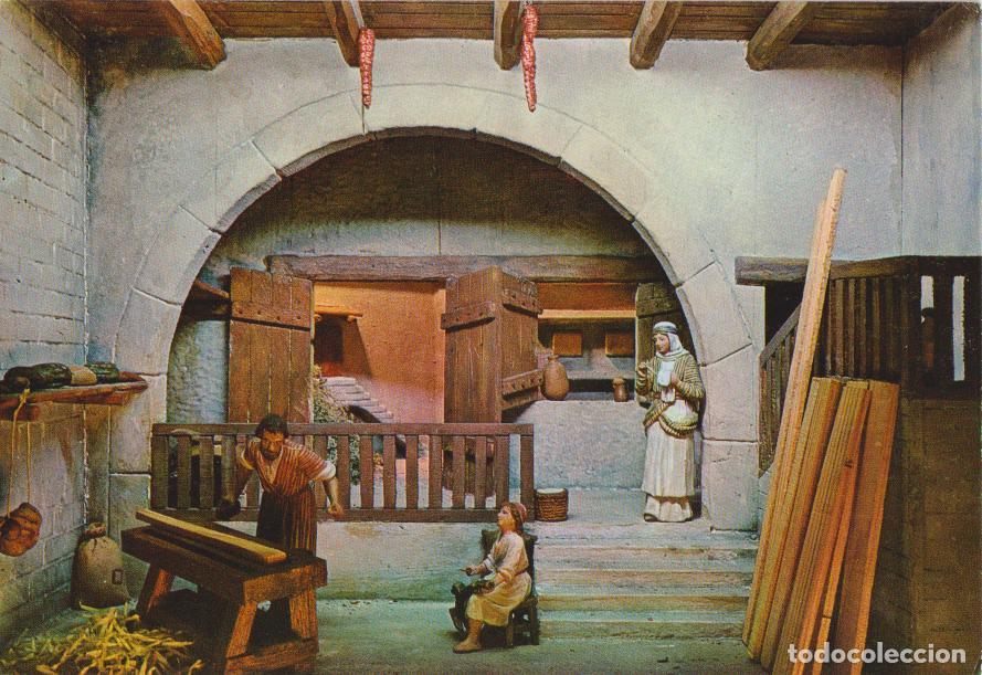 Postales: POSTAL DIORAMAS INFANCIA DE JES&Uacute;S, EL TALLER DE NAZARET - ED.C.P.V.A. 1579 - S/C