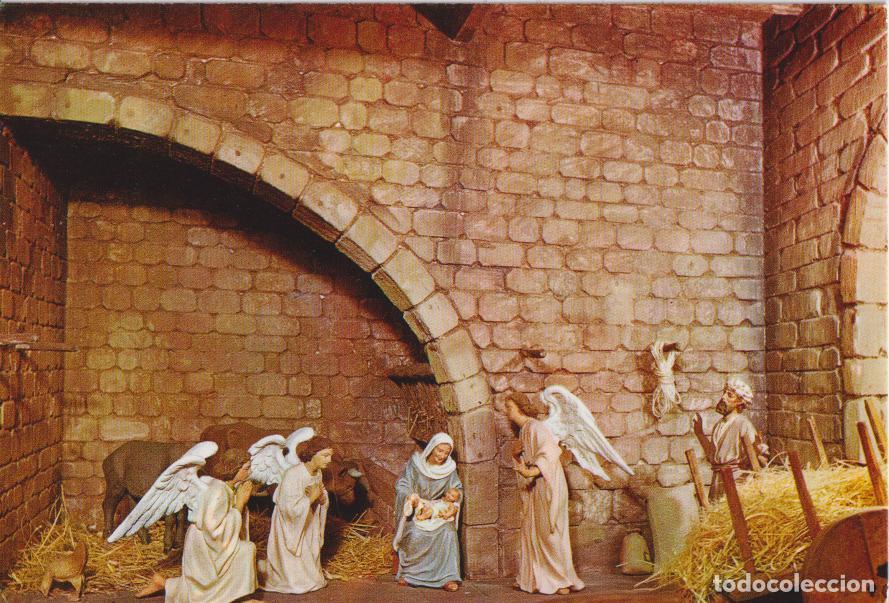 Postales: POSTAL DIORAMAS INFANCIA DE JES&Uacute;S, EL NACIMIENTO - ED.C.P.V.A. 1578 - S/C