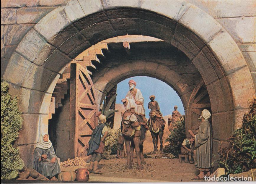 Postales: POSTAL DIORAMAS INFANCIA DE JES&Uacute;S, LOS MAGOS LLEGAN A JERUSALEM - ED.C.P.V.A. 1503 - S/C