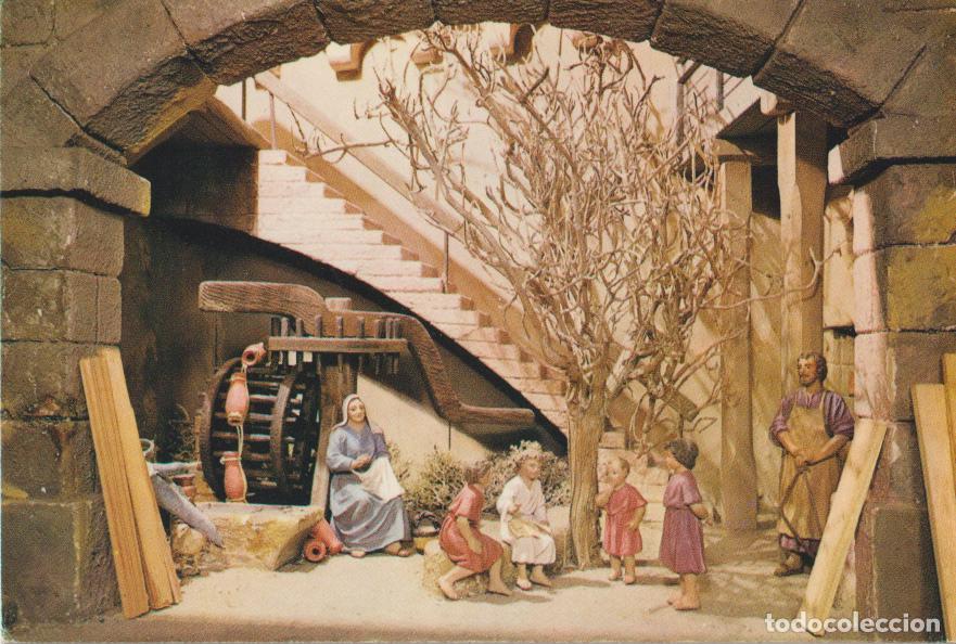 Postales: POSTAL DIORAMAS INFANCIA DE JES&Uacute;S, JES&Uacute;S INSTRUYE A LOS NI&Ntilde;OS - ED.C.P.V.A. 1438 - S/C