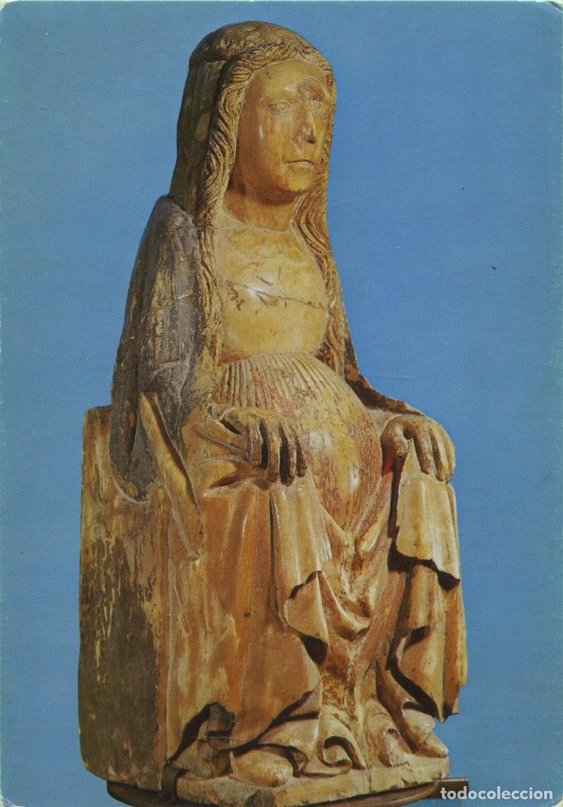 Postales: N&ordm; 18-Mus&eacute;u d'Art-GIRONA. Verge de l'Esperan&ccedil;a. Segles XIII-XIV. Sin circular. ED. GENERALITAT DE CA