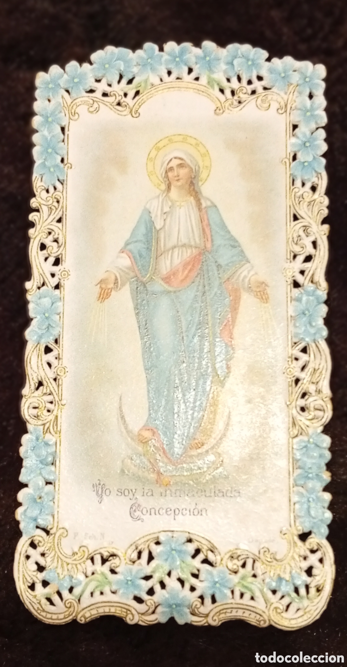 Postales: Antiguas estampas religiosas lote de 6