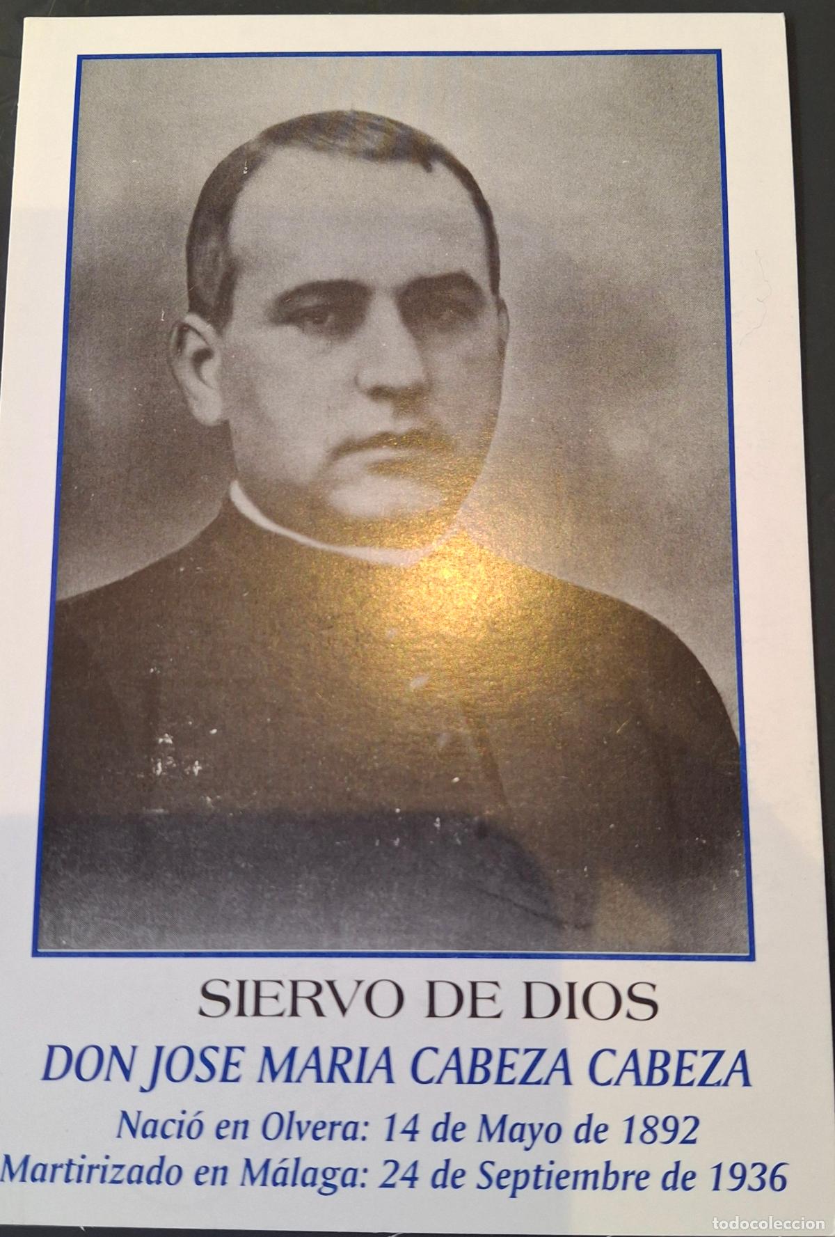 Postales: Jose Msria Cabeza Cabeza Sacerfote asesinado 1936.Malaga