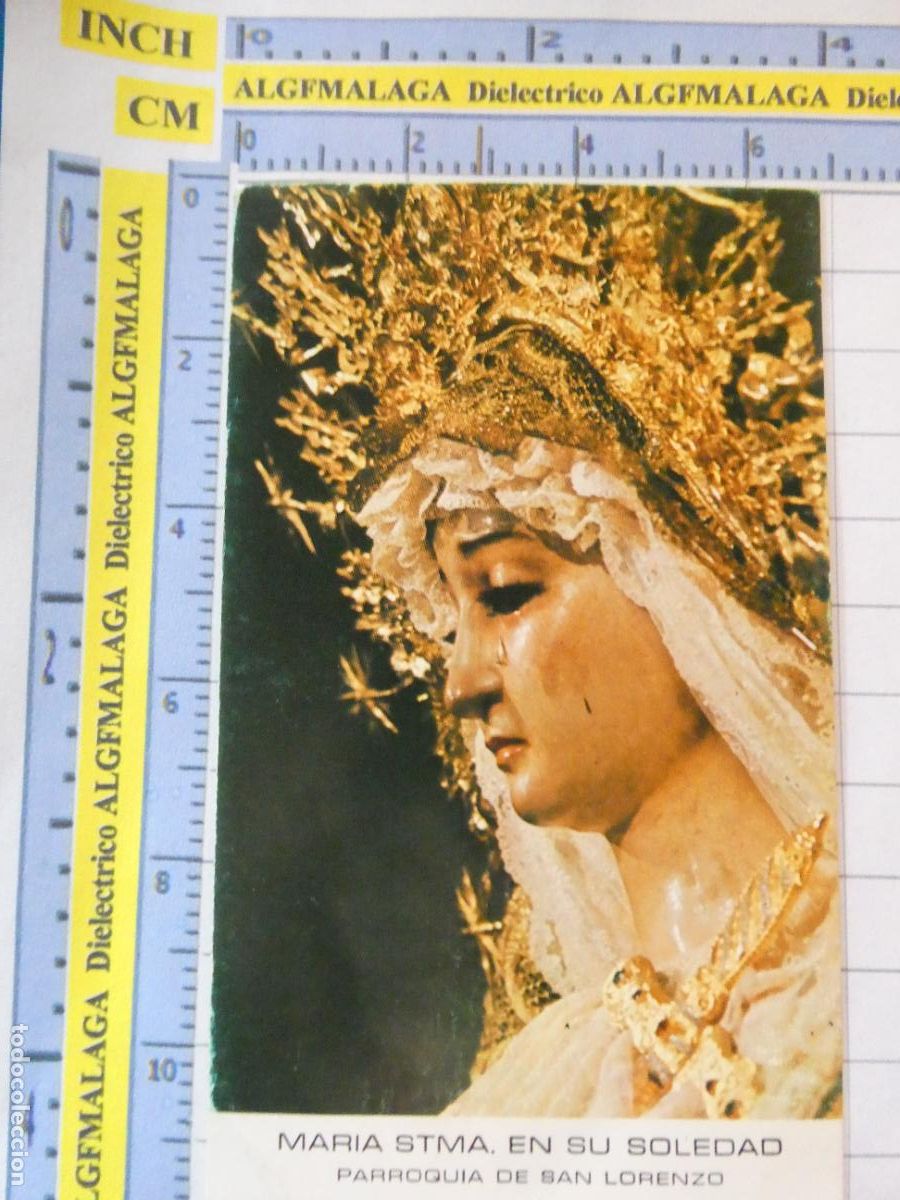Postales: RECORDATORIO RELIGIOSO SEMANA SANTA. SEVILLA MAR&Iacute;A SANT&Iacute;SIMA EN SU SOLEDAD. 228