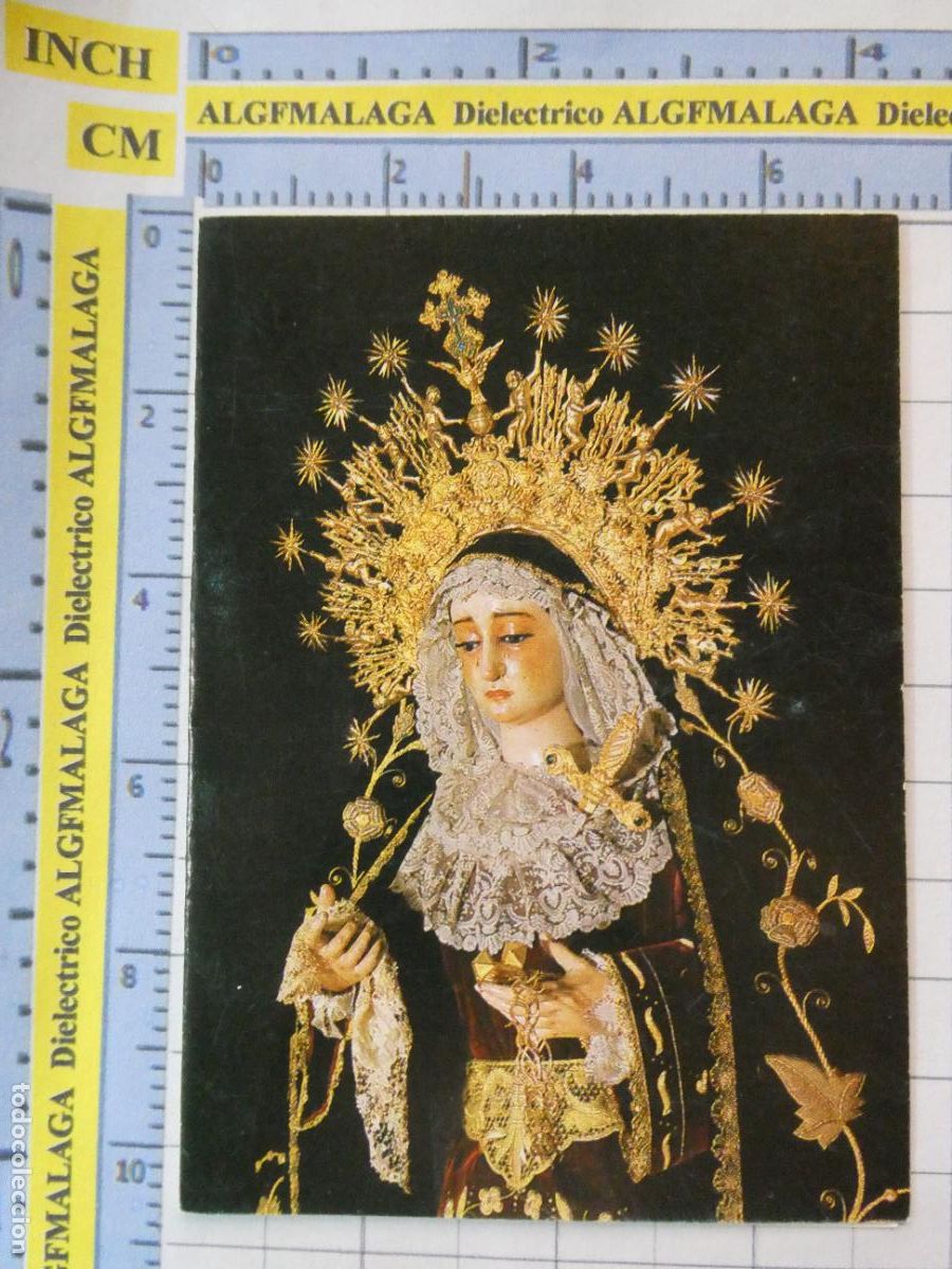 Postales: RECORDATORIO RELIGIOSO SEMANA SANTA. SEVILLA 1998 HERMANDAD MAR&Iacute;A STMA SOLEDAD. 233