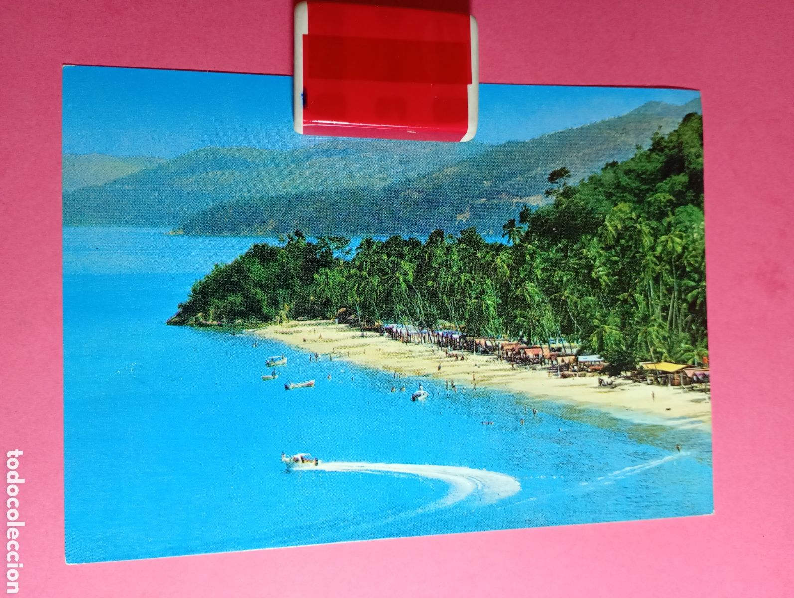 Postales: VENEZUELA PUERTO LA CRUZ PLAYA ''ARAPITO'' ESCRITA EN CARACAS 18/11/79 COLOR - R1624
