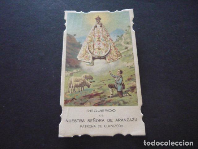 Postais: NUESTRA SE&Ntilde;ORA DE ARANZAZU PATRONA DE GUIPUZCOA ANTIGUA ESTAMPA
