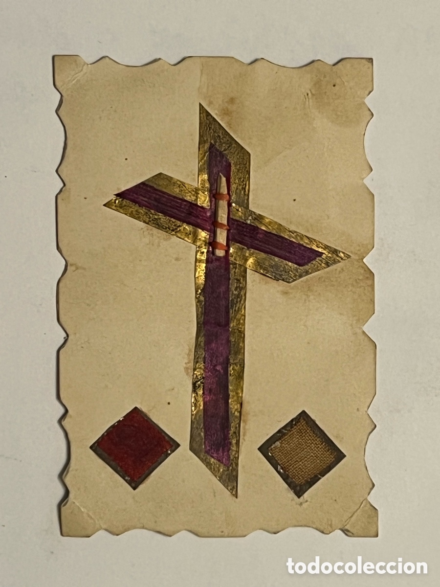 Postales: SANTA TERESA DE JES&Uacute;S Y SAN JUAN DE LA CRUZ.. Reliquias Pa&ntilde;itos tocados a su cuerpo (h.1870?)
