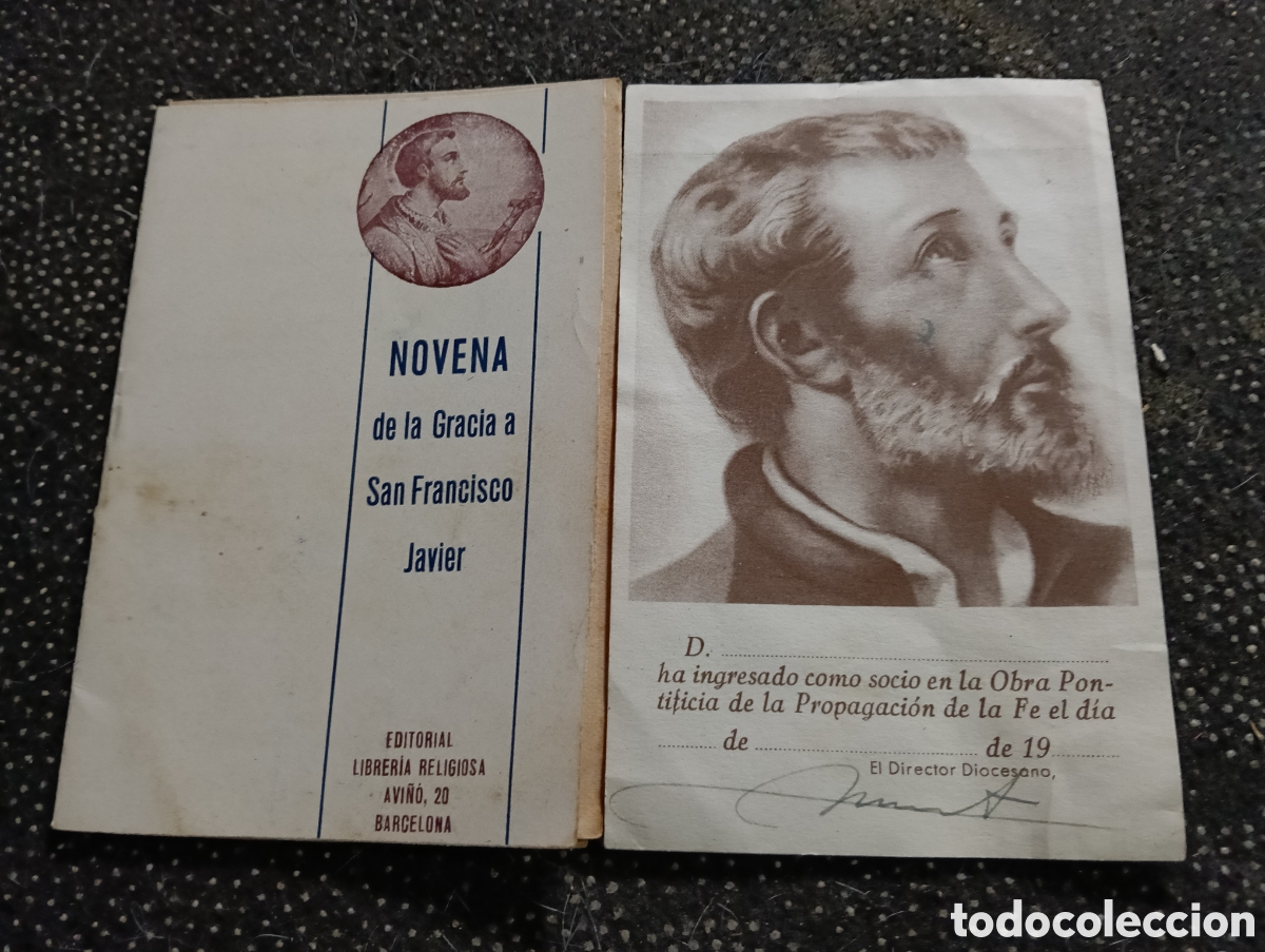 Postales: Novena Gracia honor San Francisco Javier