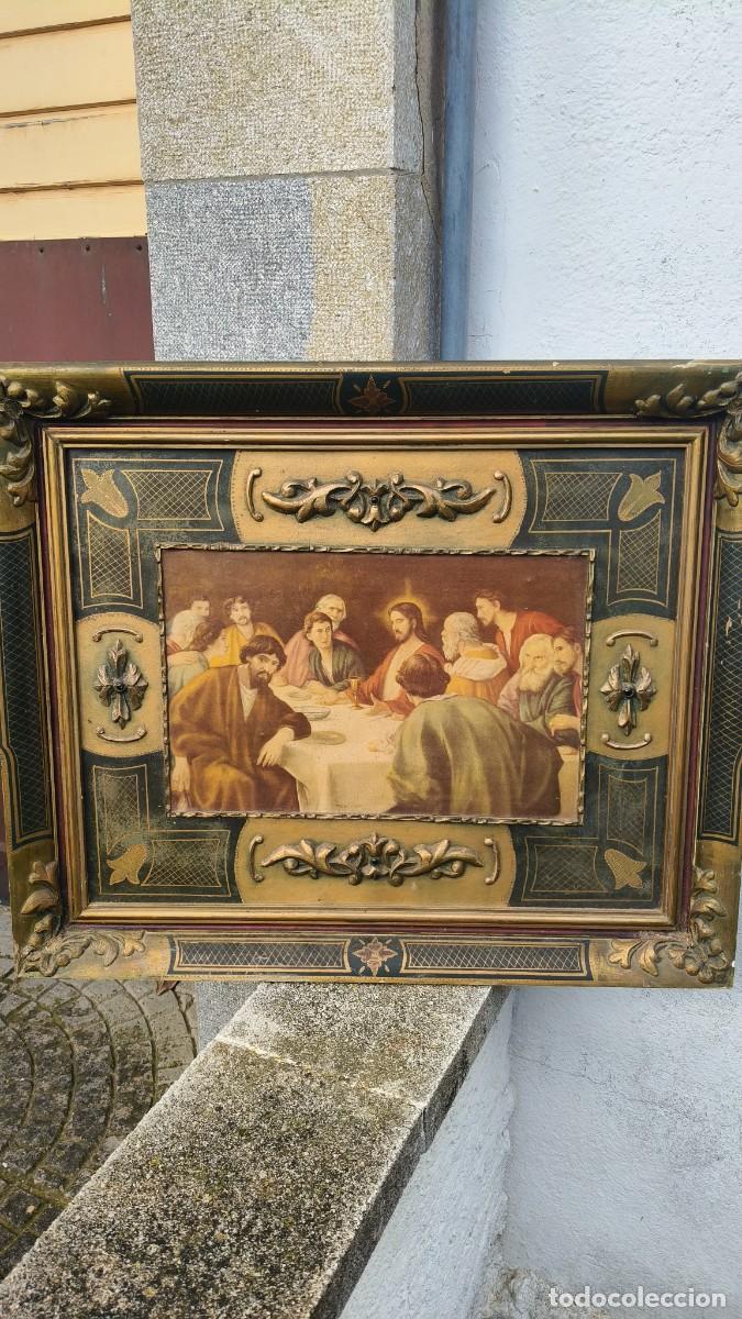 Postales: La Cena chromolithographie &eacute;poque 1920