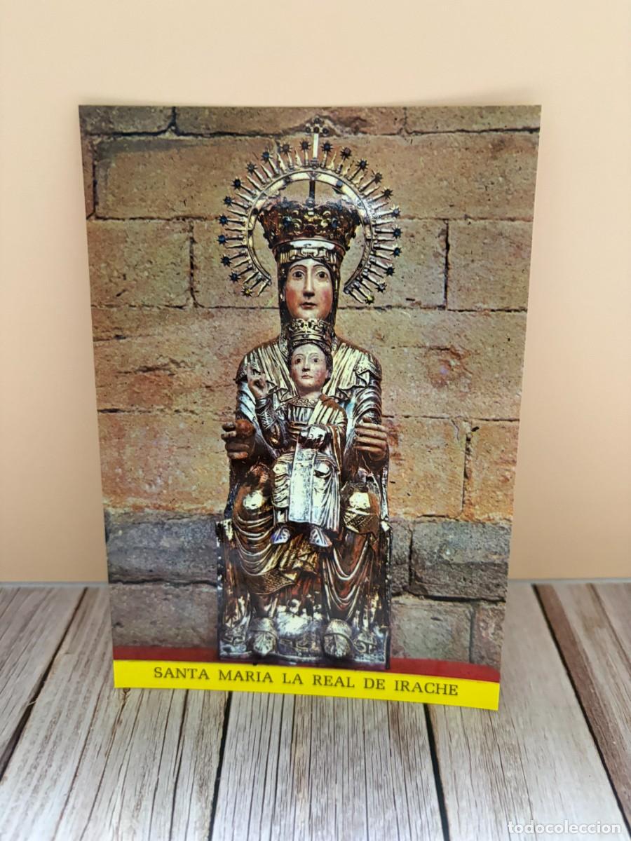 Postales: TARJETA POSTAL. RELIGIOSA. NUESTRA SE&Ntilde;ORA SANTA MAR&Iacute;A LA REAL DE IRACHE. SIGLO XII. FOTOCOLOR TOMAS.
