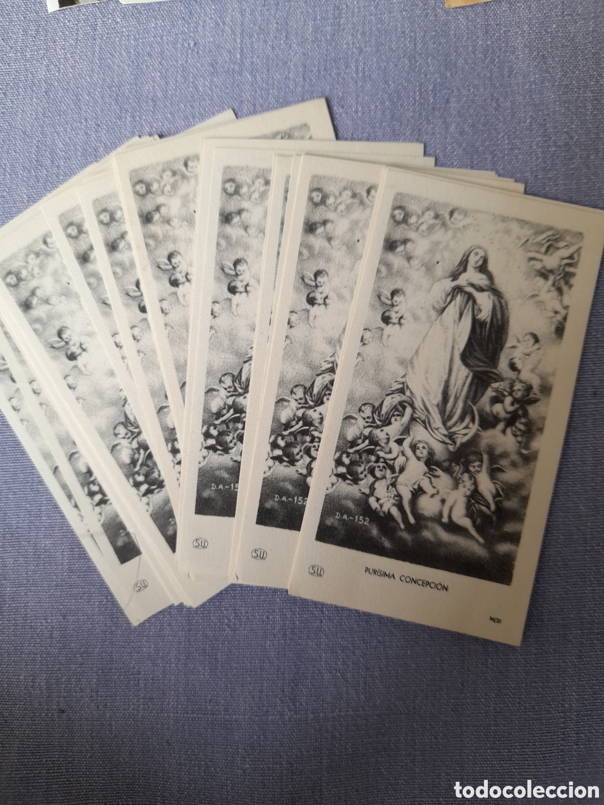 Postales: Lote de 30 estampas religiosas antiguas - Pur&iacute;sima Concepci&oacute;n (S.U. / D.A.-152)