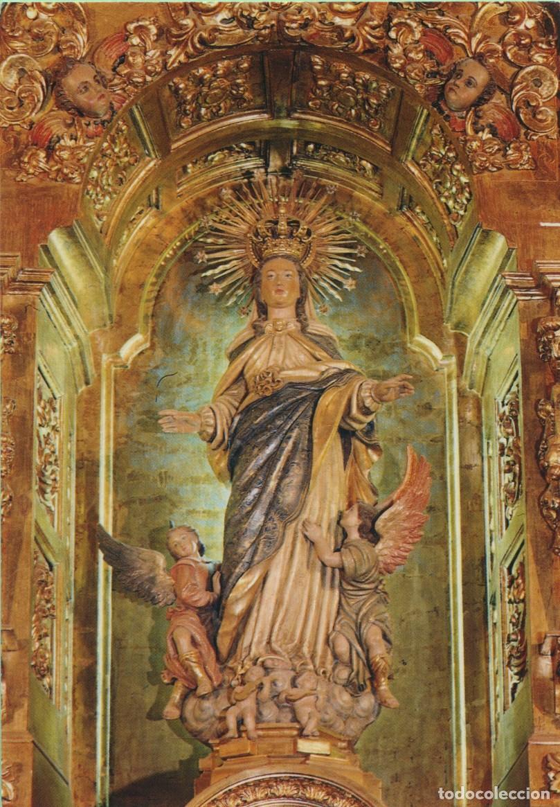 Postales: N&ordm; 13-LLIVIA (Girona). ESGL&Eacute;SIA PARROQUIAL. Mare de D&eacute;u dels Angles. (Reataule de l'Altar Major). Se
