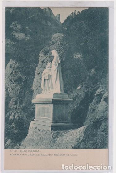 Postales: Montserrat. Rosario Monumental. Segundo Misterio de Gozo. LB. Anterior a 1905. Sin usar