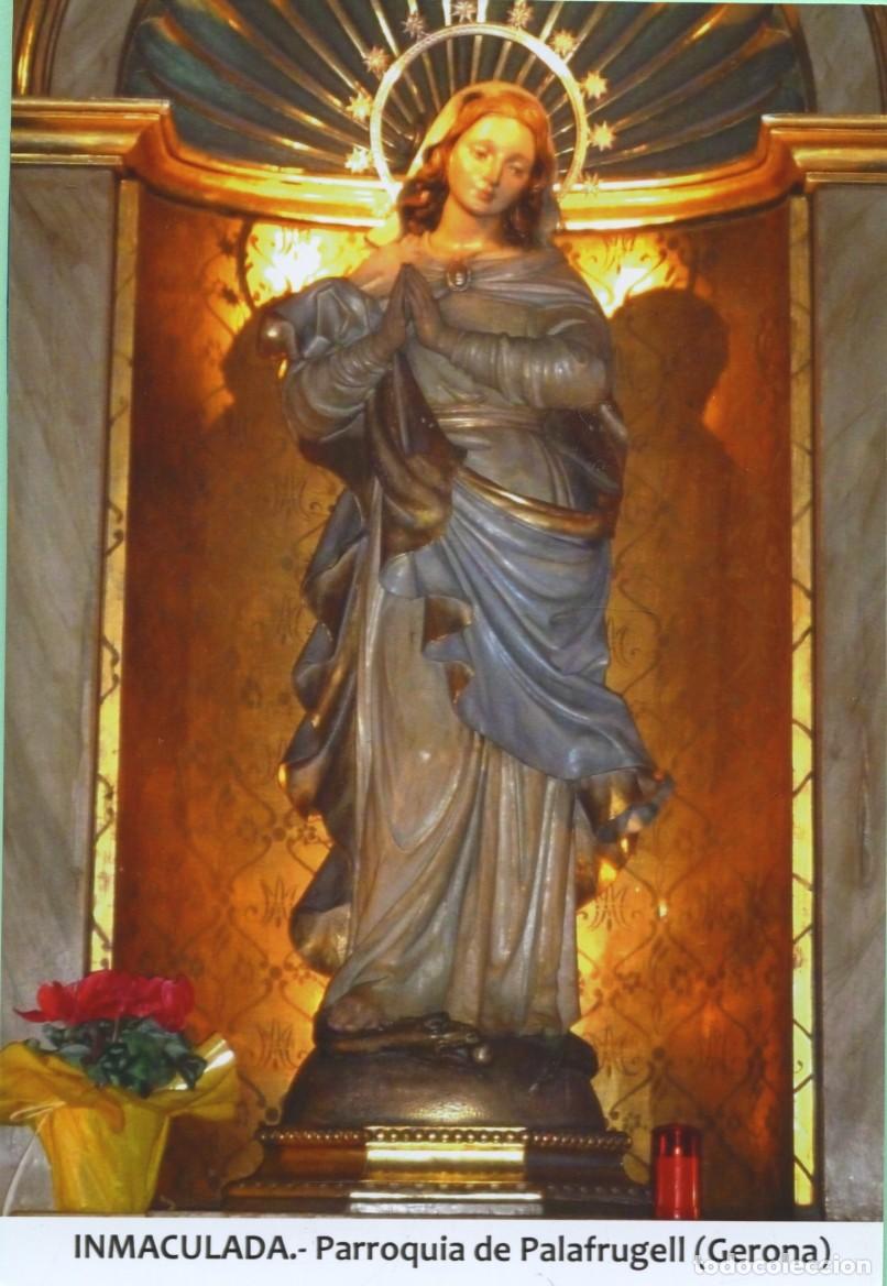 Postales: Tarjet&oacute;n. Inmaculada. Parroquia de Palafrugell (Gerona)