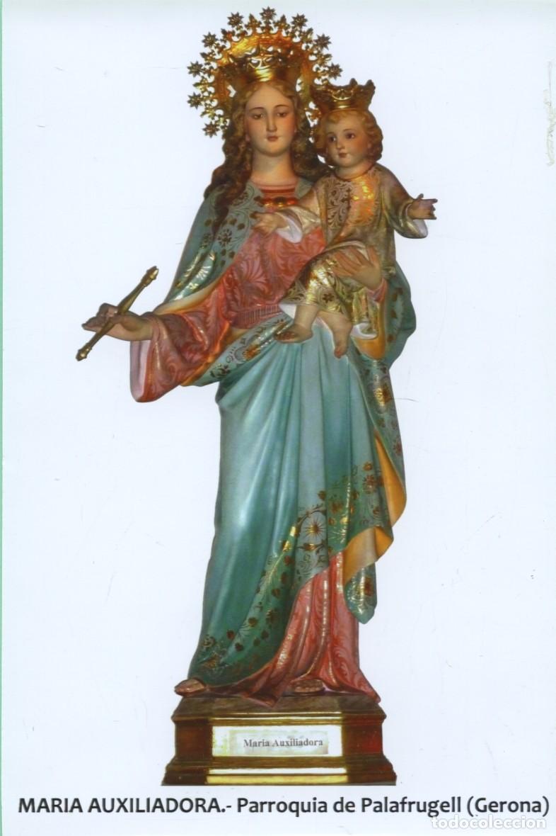 Postales: Tarjet&oacute;n. Mar&iacute;a Auxiliadora. Parroquia de Palafrugell (Gerona)