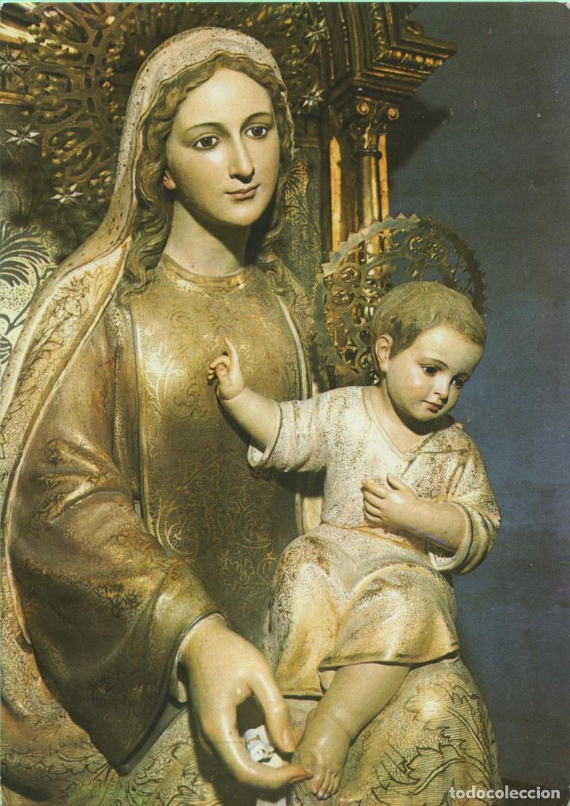 Postales: Tarjet&oacute;n con orac&oacute;n. Capella nostra Senyora del Carme. G.G. Carmelites. Sant Hilari (Girona)