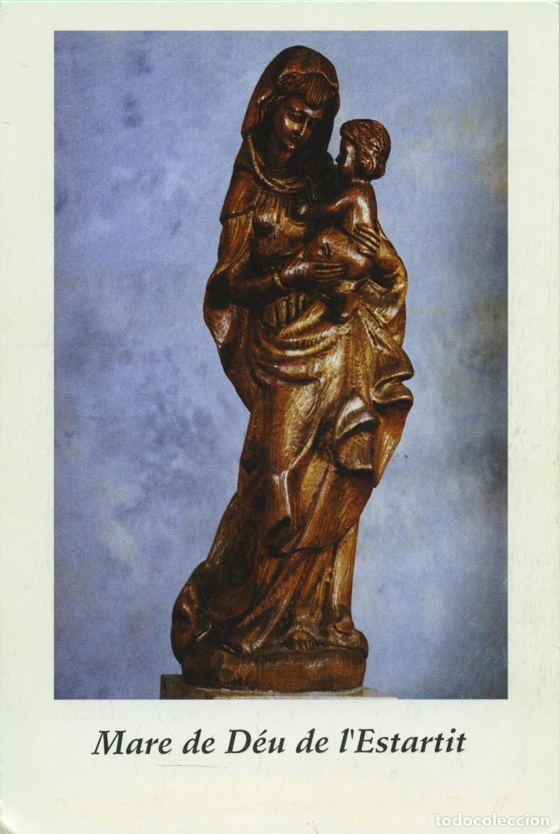 Postales: Tarjet&oacute;n con poema a la Virgen. Mare de D&eacute;u de l'Estartit