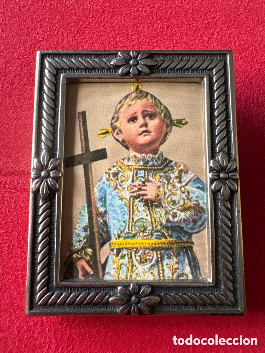 Postales: Marco de sobremesa Imagen del Santo Ni&ntilde;o Jes&uacute;s del Remedio. ASM
