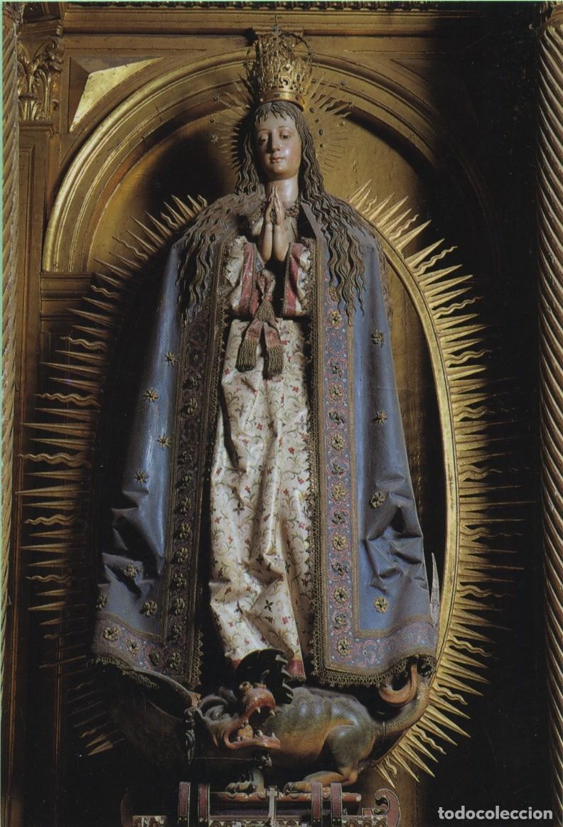 Postales: Tarjet&oacute;n. Inmaculada Concepci&oacute;n. Catedral de Astorga. Le&oacute;n