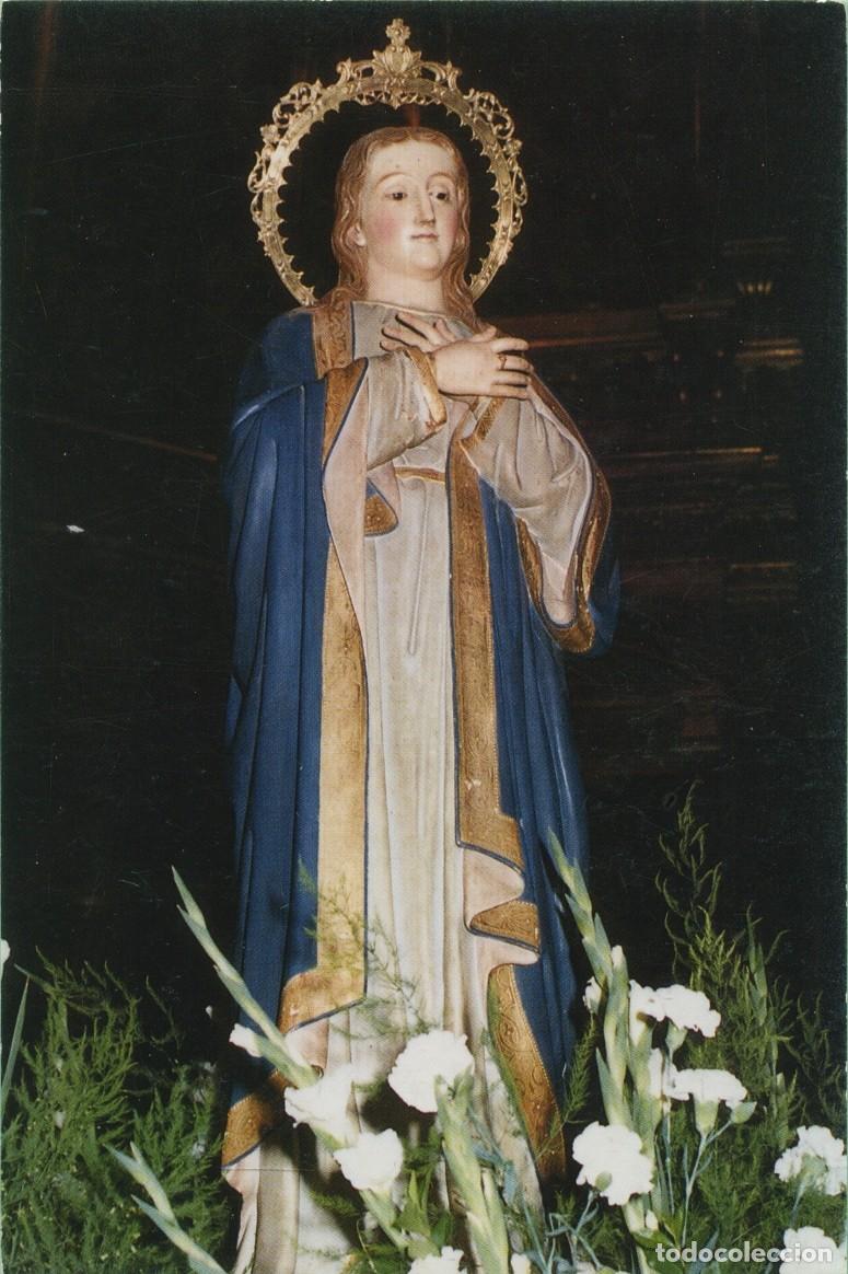 Postales: Tarjet&oacute;n. Astorga. Seminario. Inmaculada de la Capilla