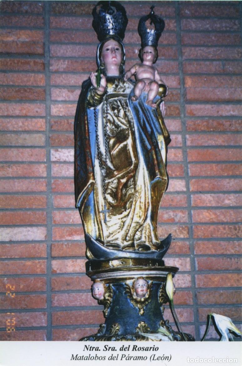 Postales: Tarjet&oacute;n. Ntra. Sra. del Rosario. Matalobos del P&aacute;ramo (Le&oacute;n)